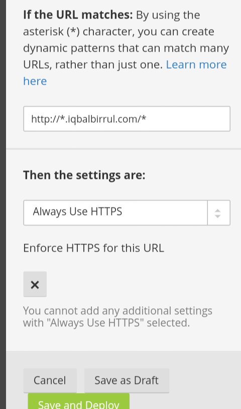 Always Use HTTPS