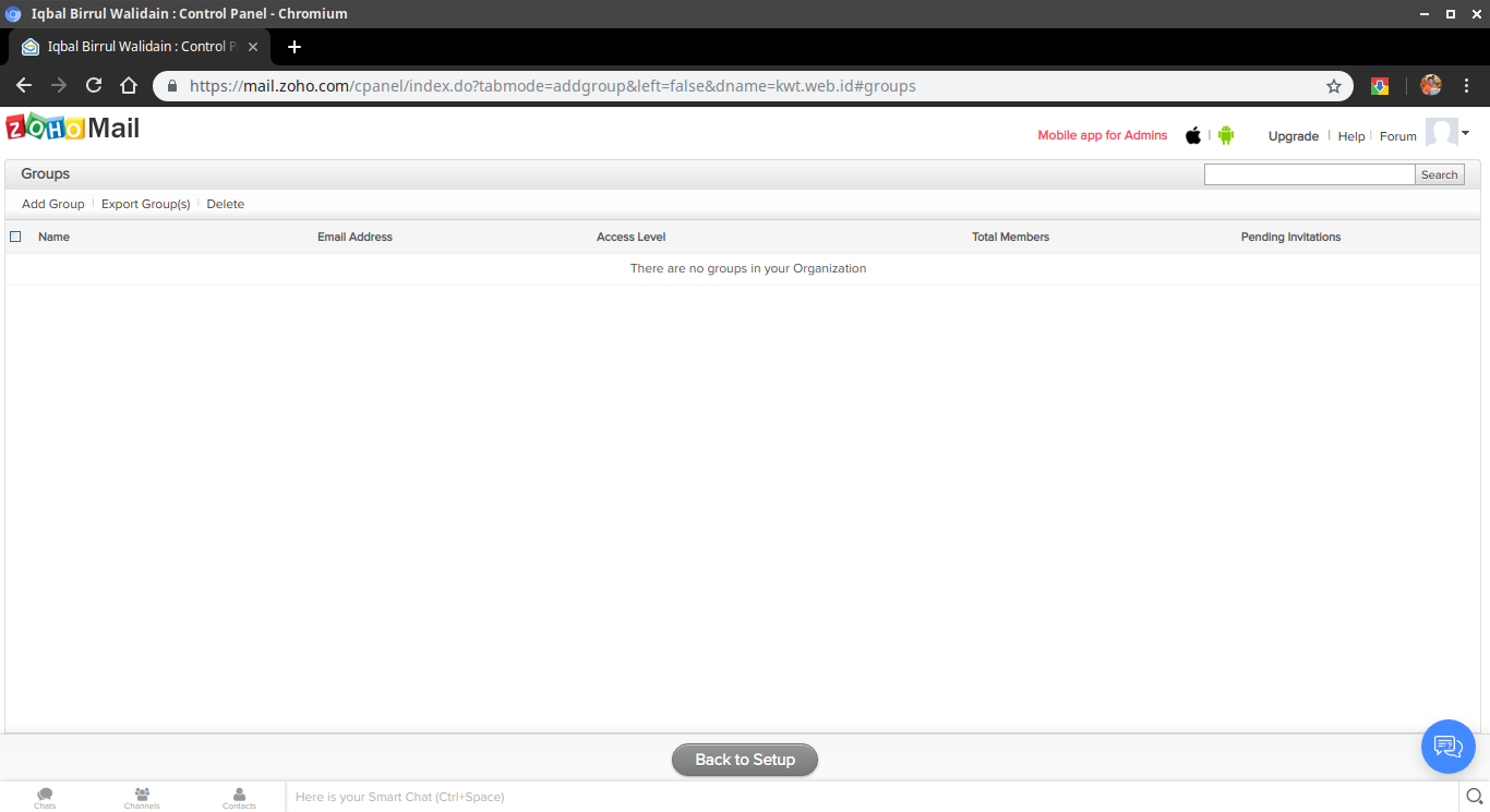 Gambar 14: Create Groups 2