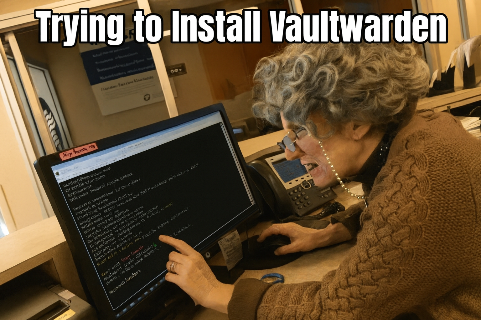 Trying to install Vaultwarden